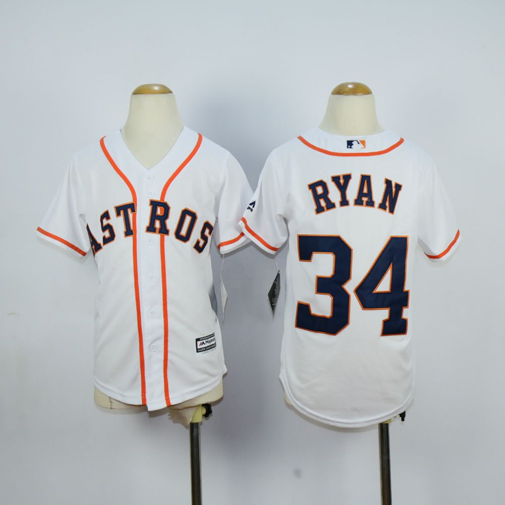 Youth Houston Astros #34 Ryan White MLB Jerseys->boston red sox->MLB Jersey